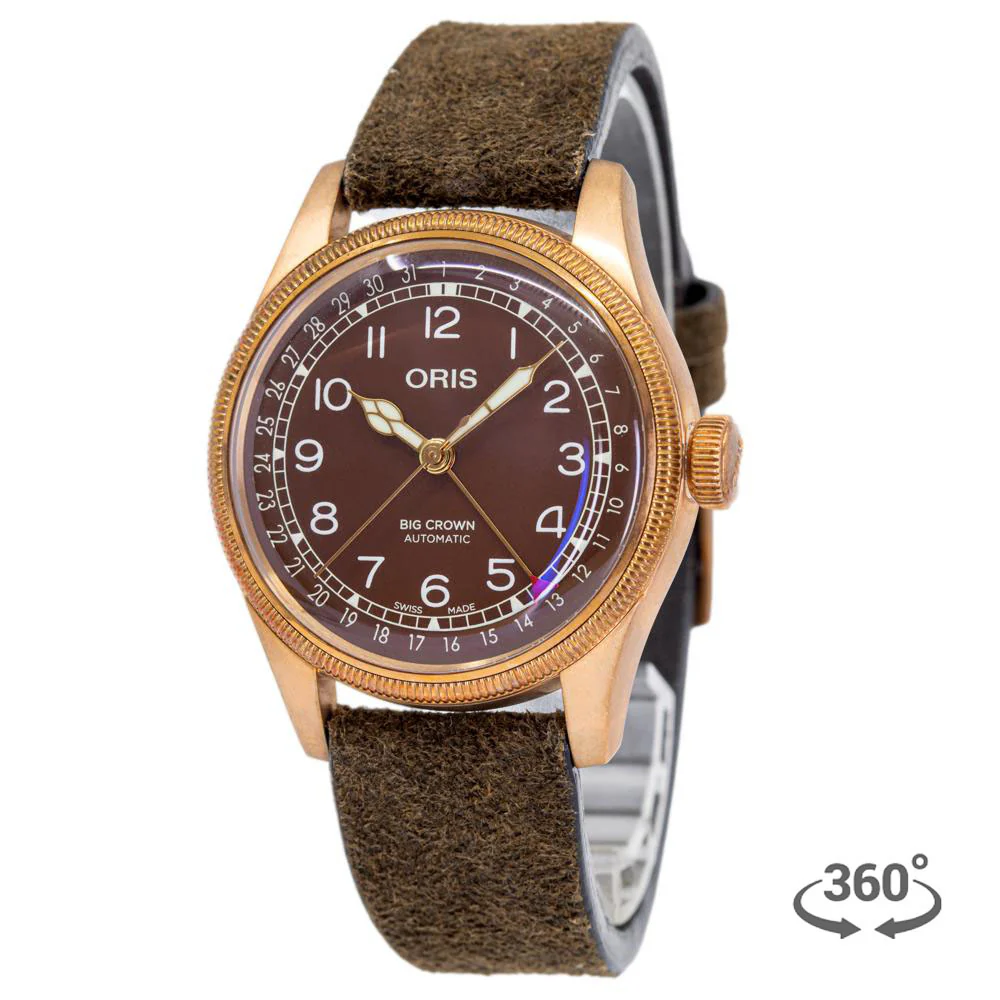 Oris 01 754 7741 3166-07 5 20 74BR Big Crown Bronze Watch