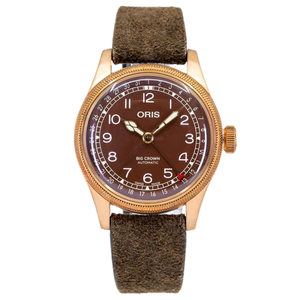 Oris 01 754 7741 3166-07 5 20 74BR Big Crown Bronze Watch - Image 3