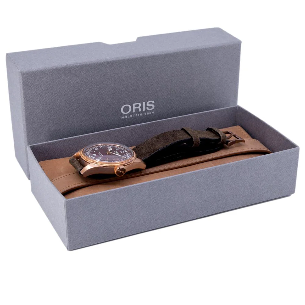 Oris 01 754 7741 3166-07 5 20 74BR Big Crown Bronze Watch - Image 9