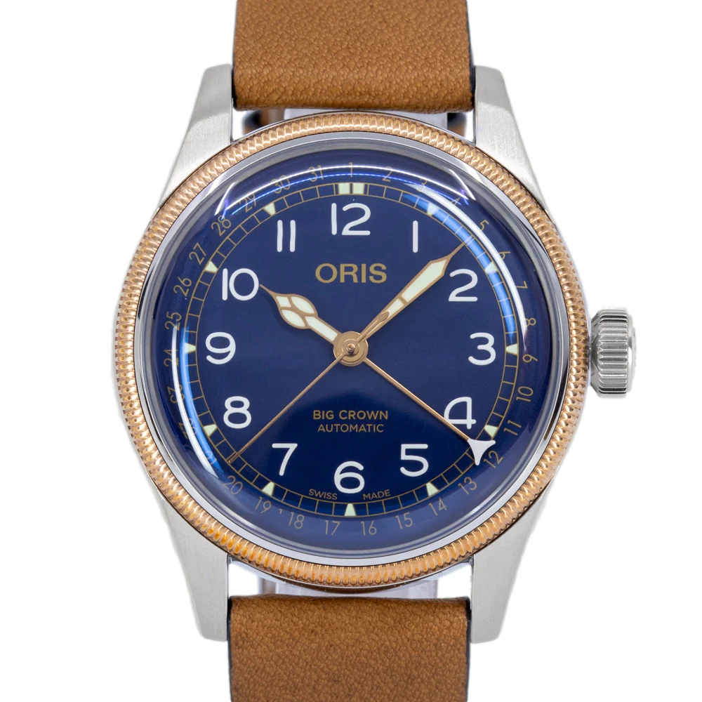 Oris 01 754 7741 4365-07 5 20 58 B.C Pointer Blue Dial Watch - Image 2