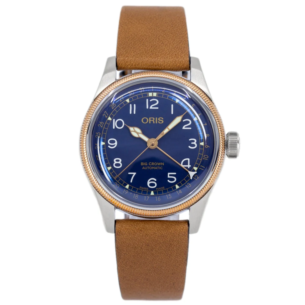 Oris 01 754 7741 4365-07 5 20 58 B.C Pointer Blue Dial Watch - Image 3