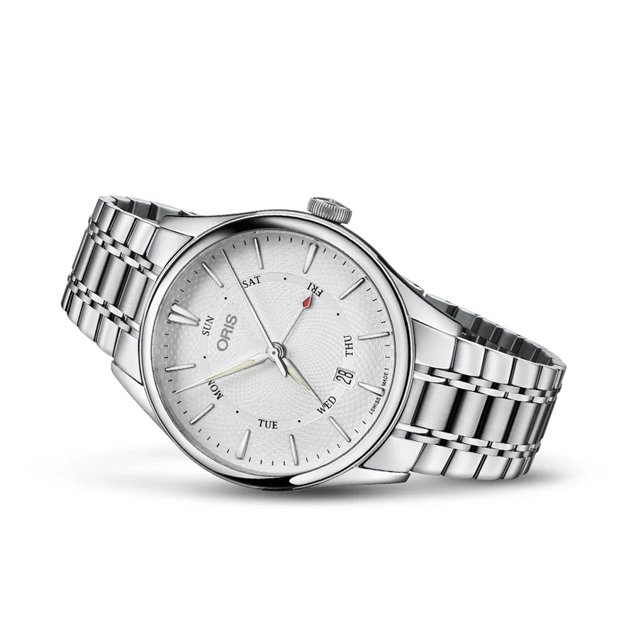 Oris 01 755 7742 4051-07 8 21 88 Pointer White Dial Watch - Image 2