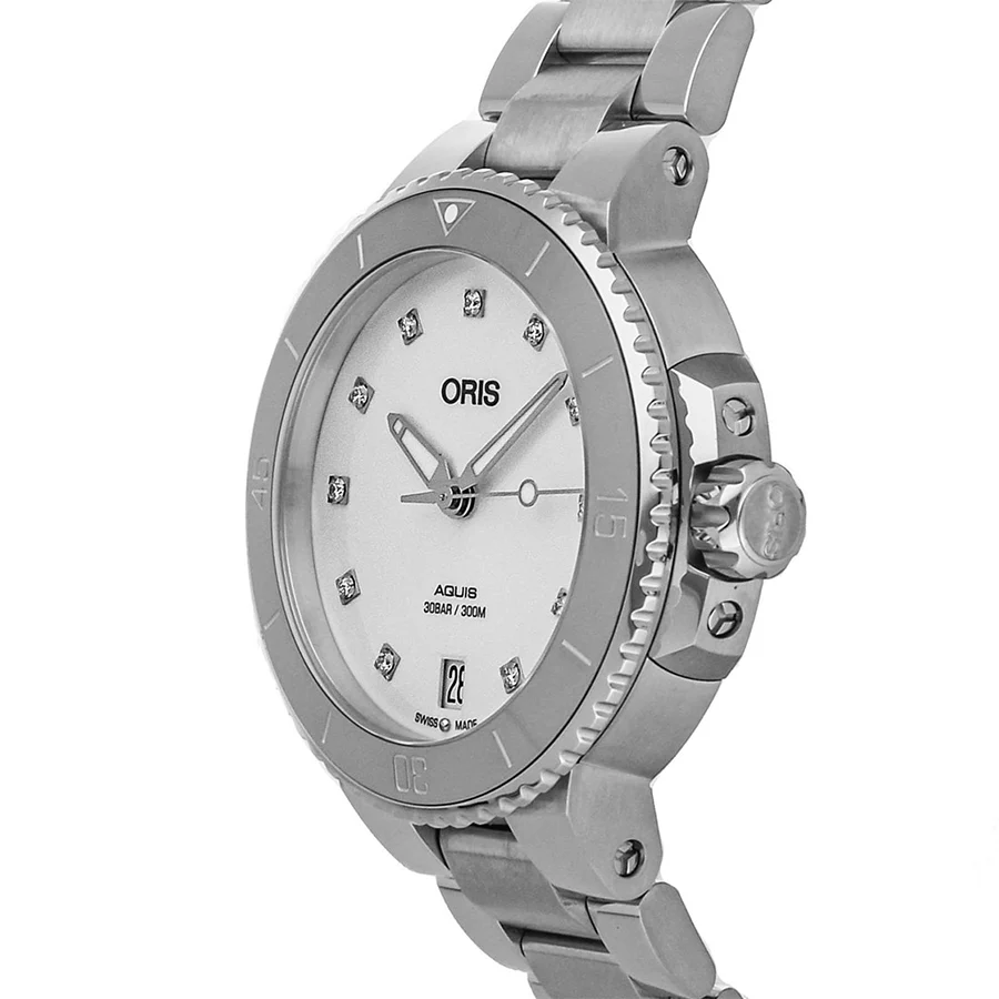 Oris Ladies 01 733 7731 4191-07 8 18 05P Aquis Diamonds Auto - Image 3
