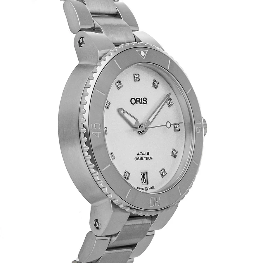 Oris Ladies 01 733 7731 4191-07 8 18 05P Aquis Diamonds Auto - Image 4