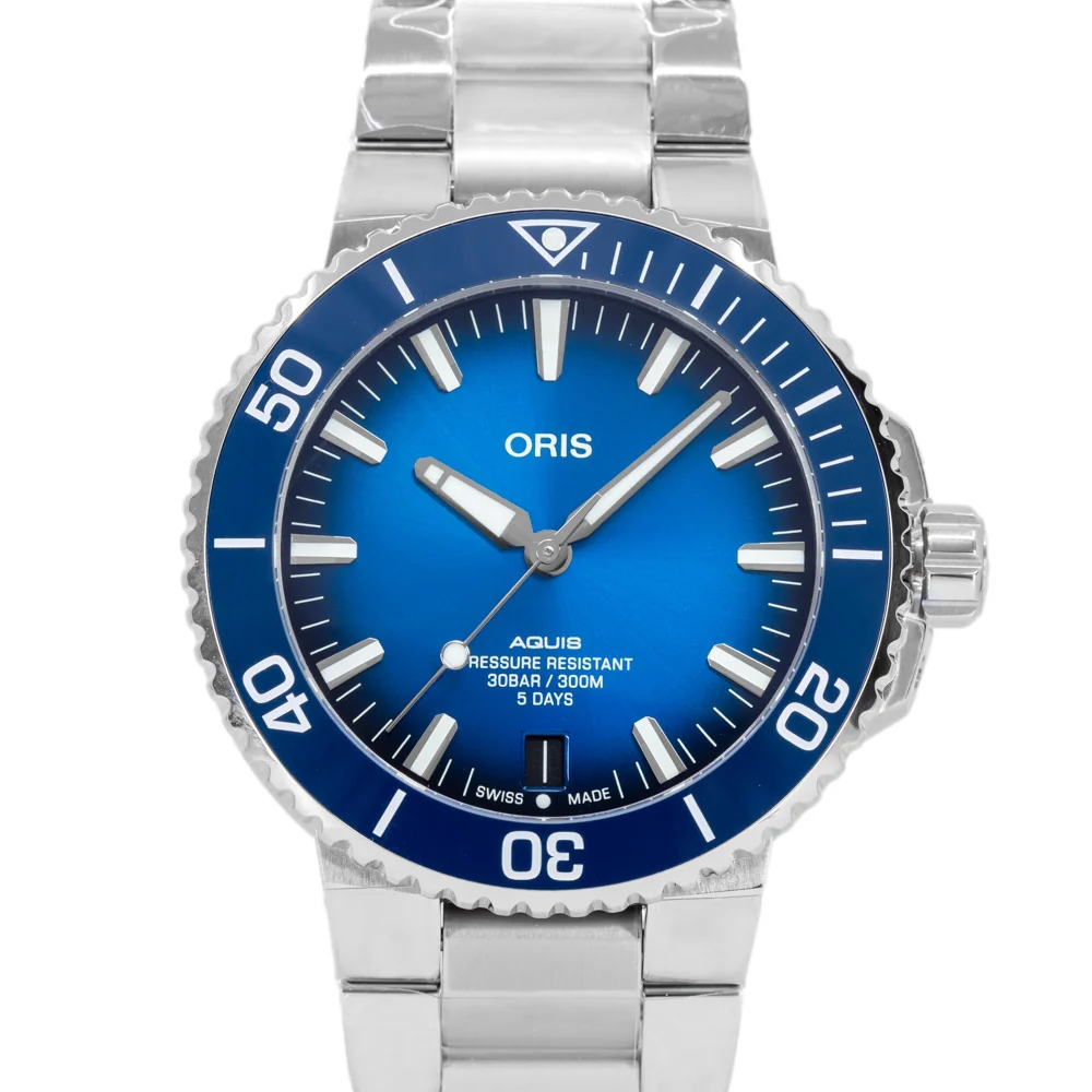 Oris Men's 01 400 7763 4135-07 8 24 09PEB Aquis Date Auto - Image 2