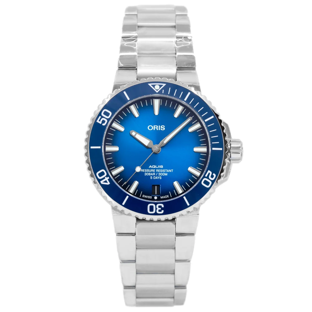 Oris Men's 01 400 7763 4135-07 8 24 09PEB Aquis Date Auto - Image 3