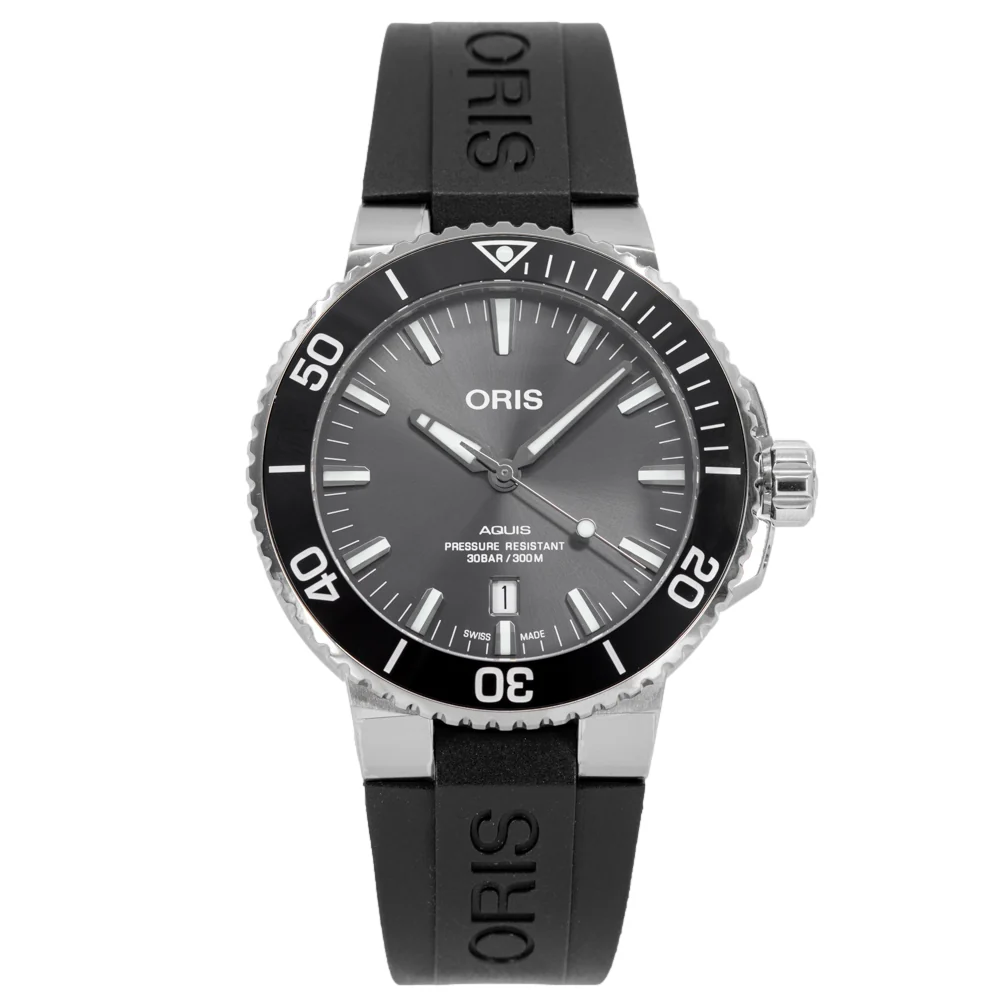Oris Men's 01 733 7730 7153-07 4 24 64TEB Aquis Titanium - Image 3