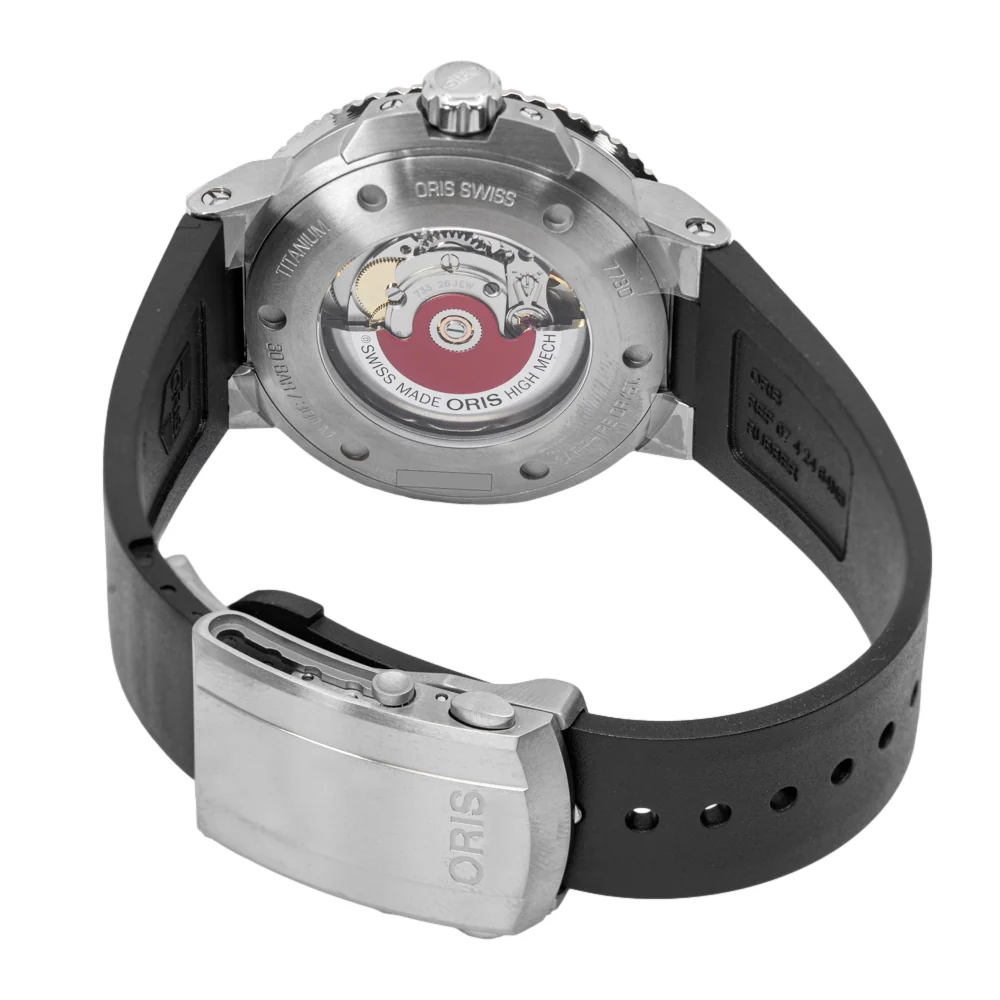Oris Men's 01 733 7730 7153-07 4 24 64TEB Aquis Titanium - Image 5