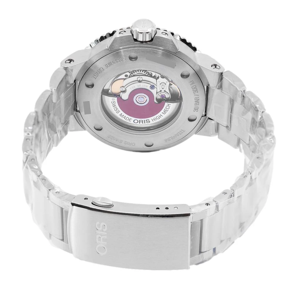 Oris Men's 01 733 7730 7153-07 8 24 15PEB Aquis Date Watch - Image 4