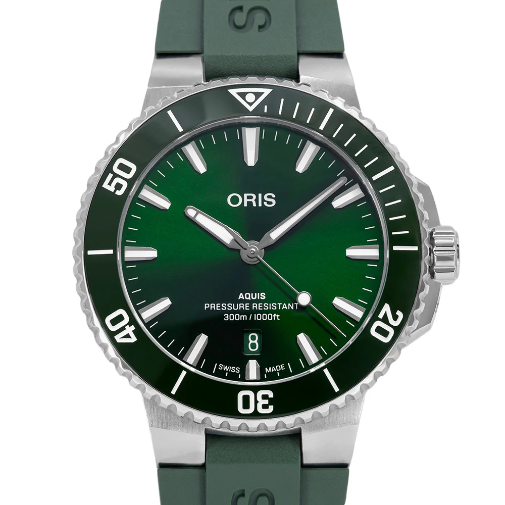 Oris Men's 01 733 7787 4157-07 4 22 37FC Aquis Date Auto - Image 2