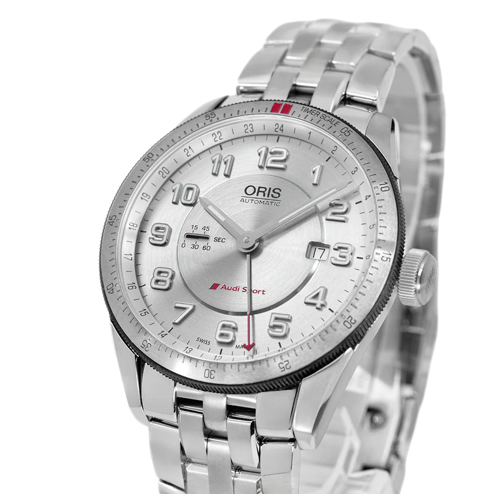 Oris Men's 01 747 7701 4461-07 8 22 85 Audi Sport 44mm GMT - Image 10