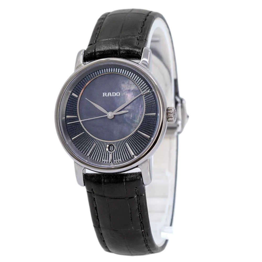 Rado Ladies R14064915 Diamaster Blue Dial Watch