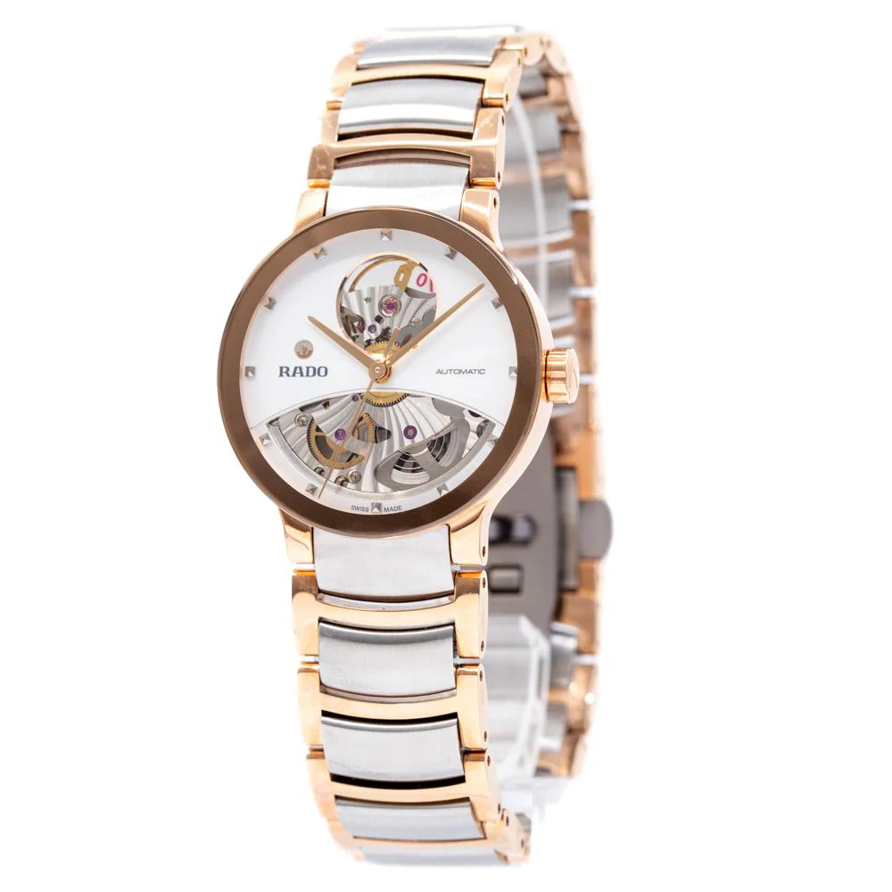 Rado Ladies R30248012 Centrix Automatic Open Heart Watch