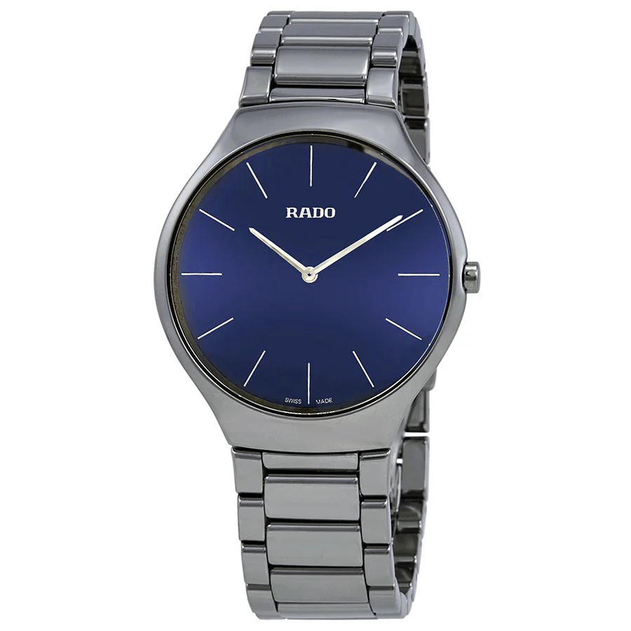 Rado Men's R27955022 True Thinline Blue Dial Watch - Image 7