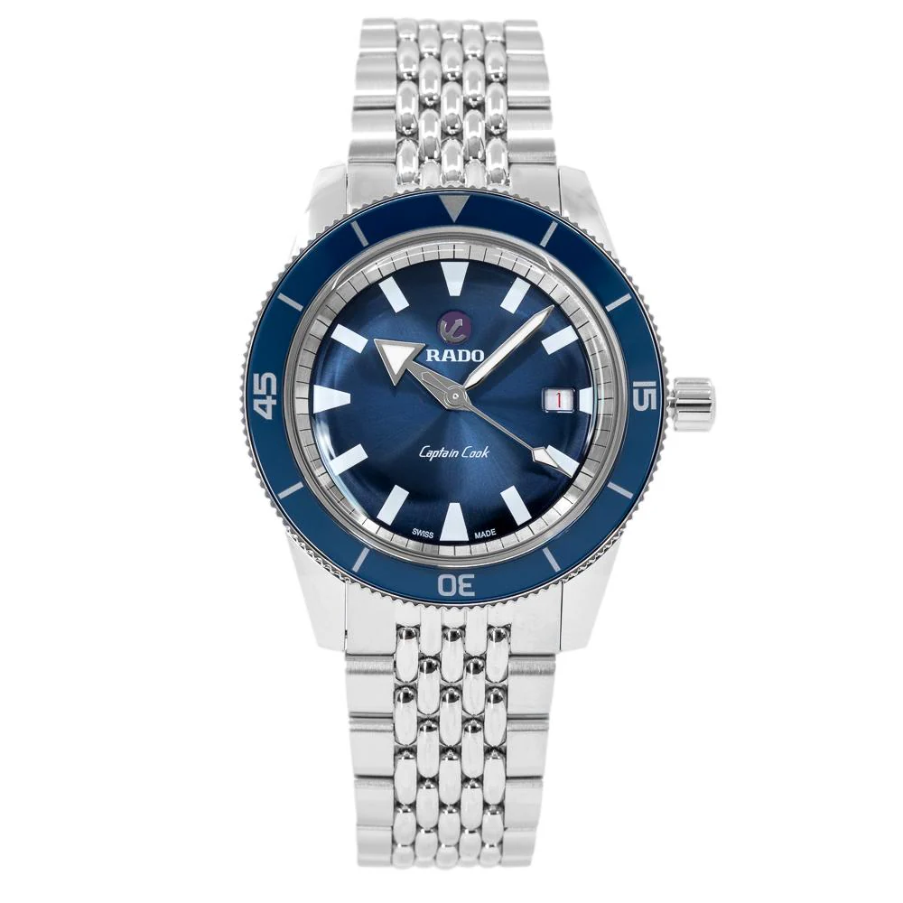 Rado Men's R32505208 Captain Cook Blue Dial Watch - Image 2