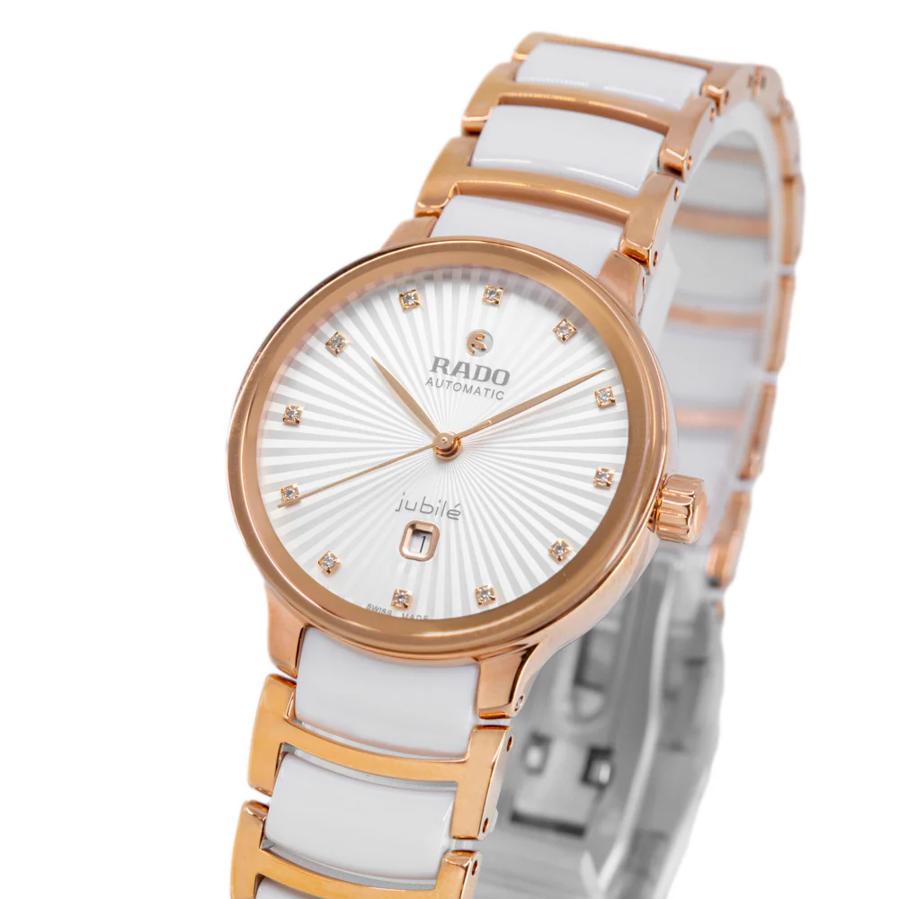 Rado Women's R30019744 Centrix White Dial Diamonds Automatic - Image 10