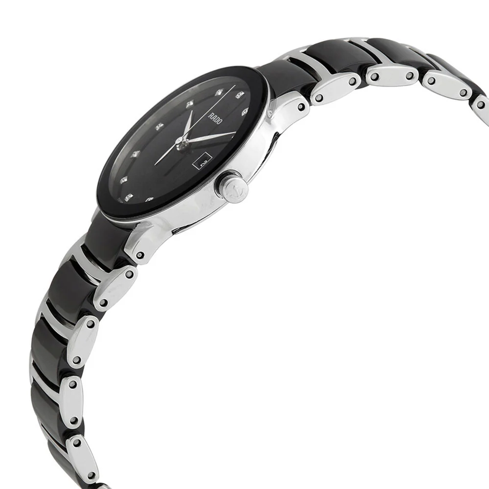 Rado Women's R30935752 Centrix Black Dial Diamond Quartz - Image 2