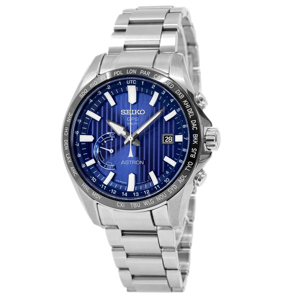 Seiko Men's ASTRON SSE159J1 GSP Solar World Time Watch - Image 2