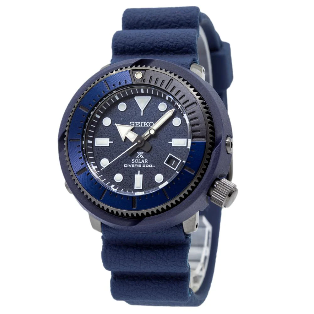 Seiko Men's SNE533P1 Prospex Solar Blue Dial Watch - Image 2