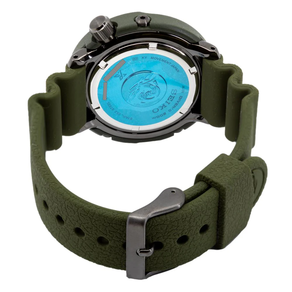 Seiko Men's SNE535P1 Prospex Solar Green Dial Watch - Image 4