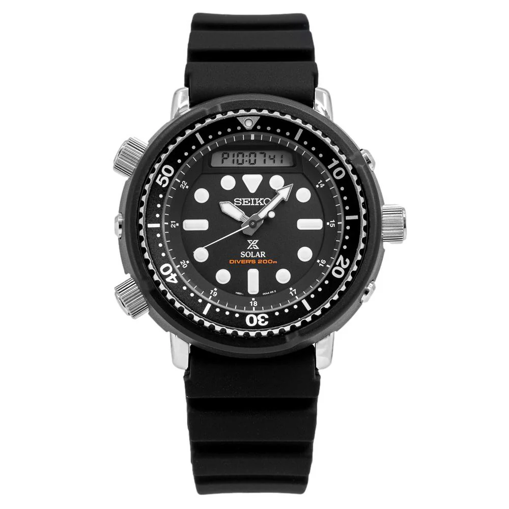 Seiko Men's SNJ025P1 Prospex Solar Arnie Black Dial Watch - Image 2
