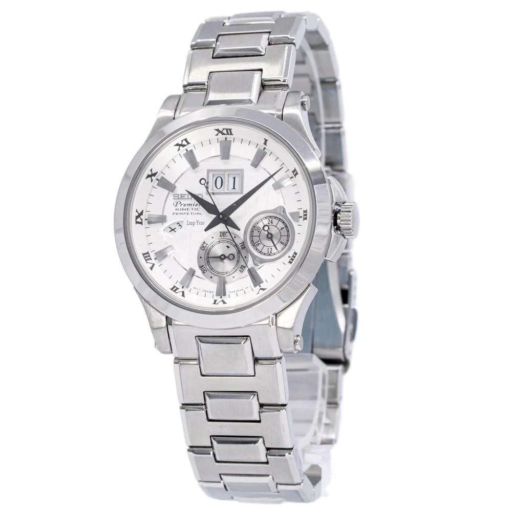 Seiko Men's SNP001P1 Premier Kinetic Perpetual