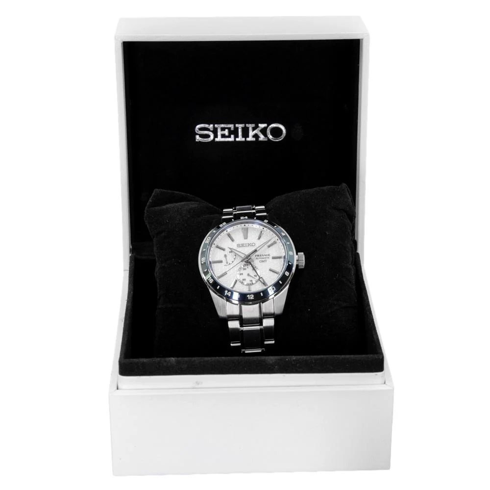 Seiko Men's SPB223J1 Presage GMT Lt.Ed Watch - Image 7