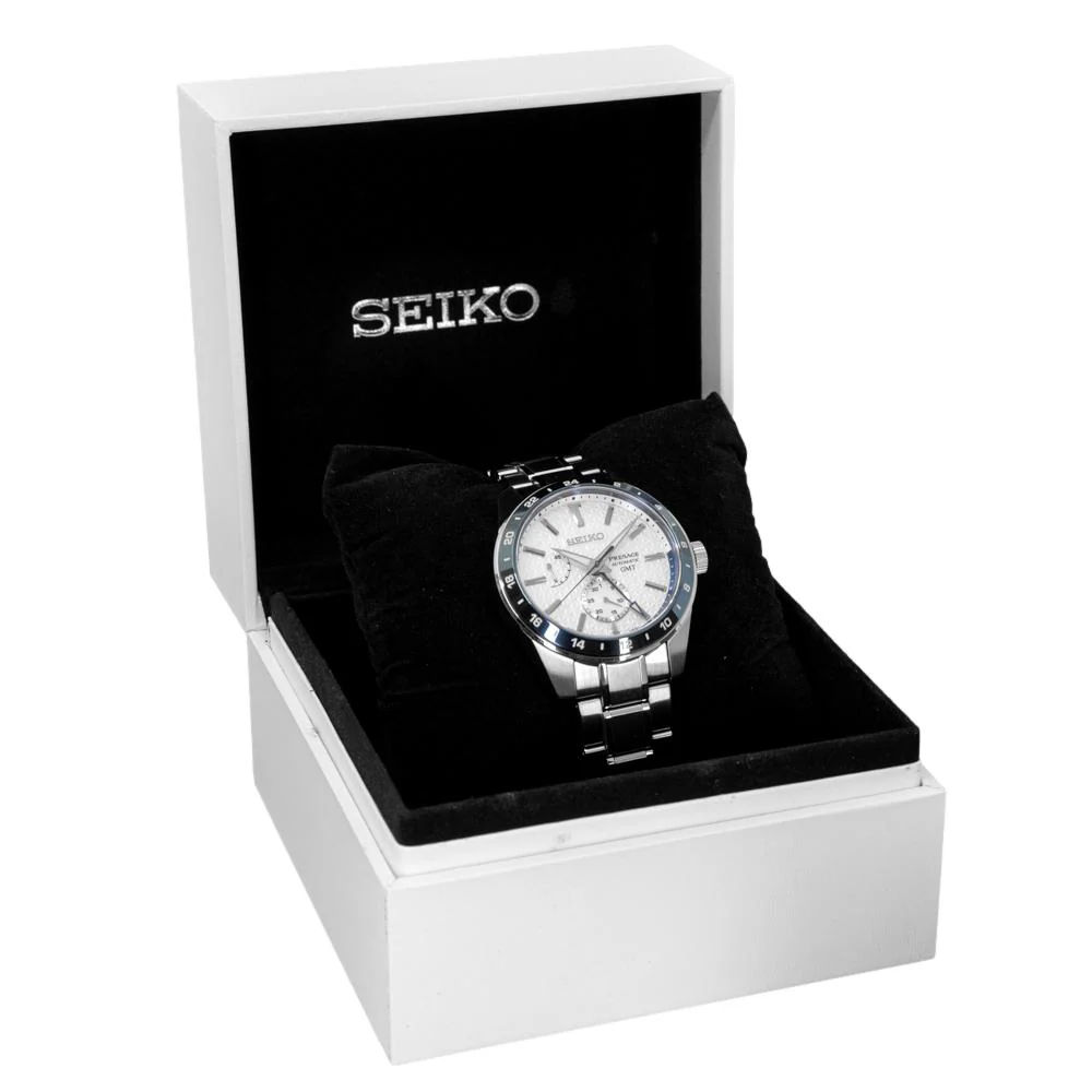 Seiko Men's SPB223J1 Presage GMT Lt.Ed Watch - Image 8