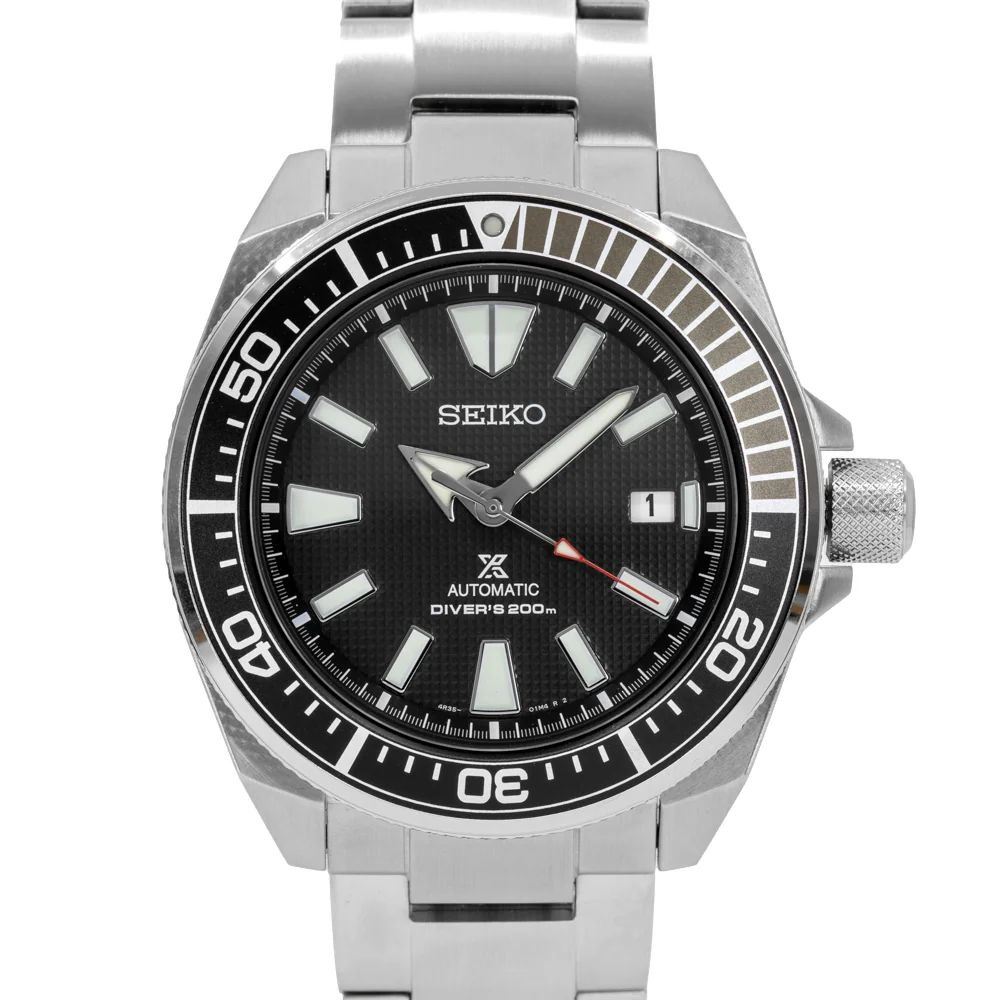 Seiko Men's SRPB51K1/SRPF03K1 Prospex Black Dial Steel Watch - Image 2
