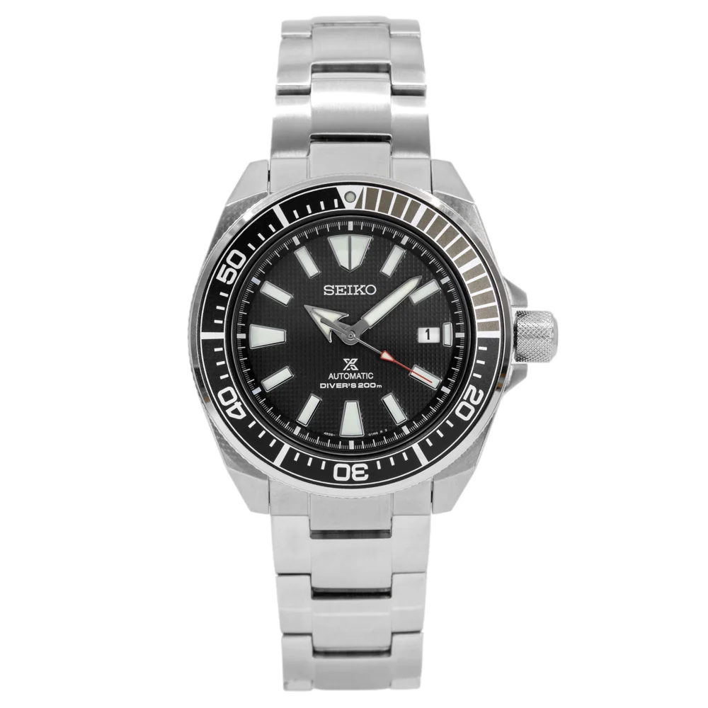 Seiko Men's SRPB51K1/SRPF03K1 Prospex Black Dial Steel Watch - Image 3