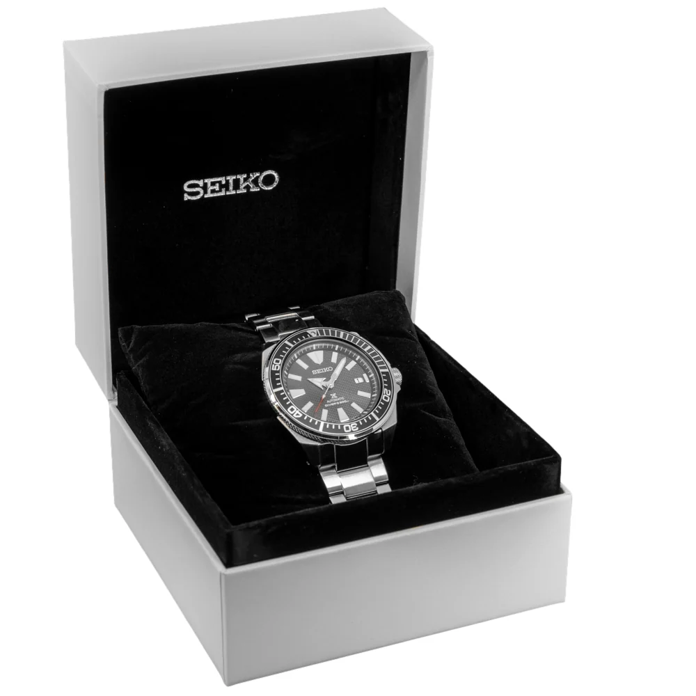 Seiko Men's SRPB51K1/SRPF03K1 Prospex Black Dial Steel Watch - Image 9