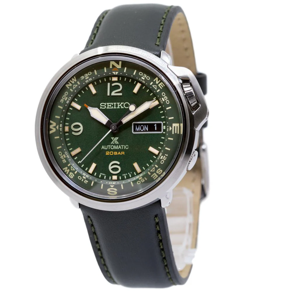 Seiko Men's SRPD33K1 Prospex Compass Green Watch