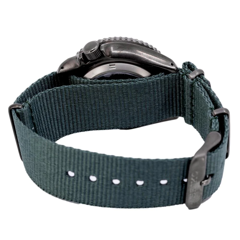Seiko Men's SRPD77K1 5 Sports Suits Green Dial DayDate Watch - Image 4