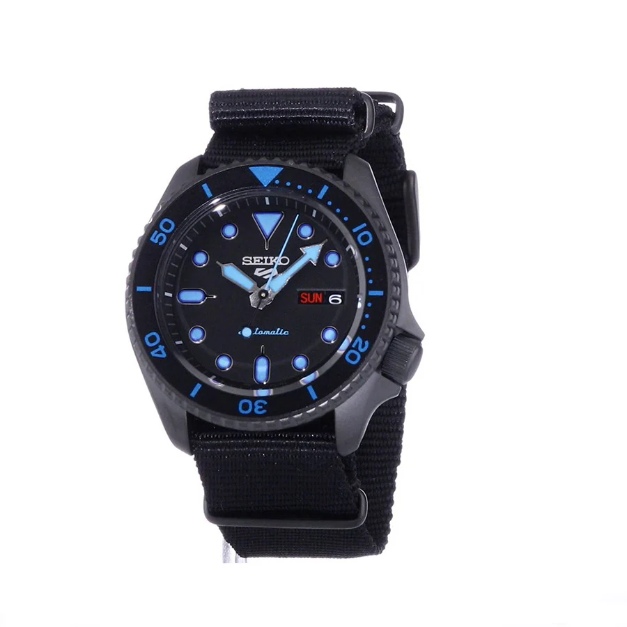 Seiko Men's SRPD81K1 5 Sports Black Dial Watch - Image 10