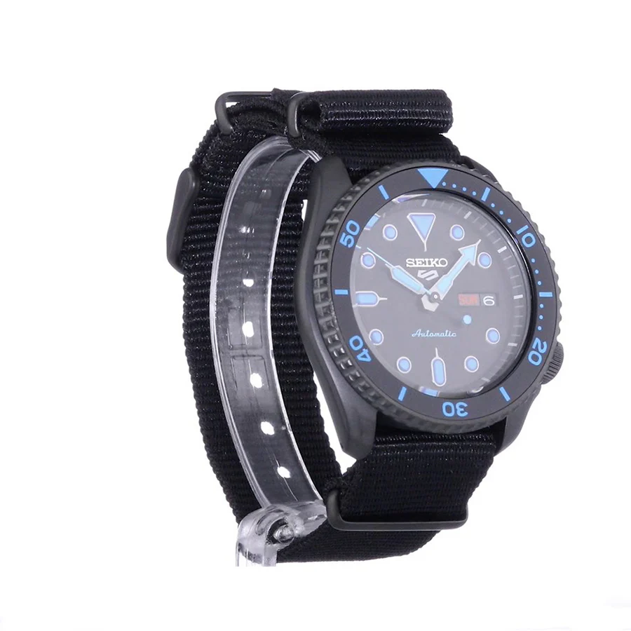 Seiko Men's SRPD81K1 5 Sports Black Dial Watch - Image 2