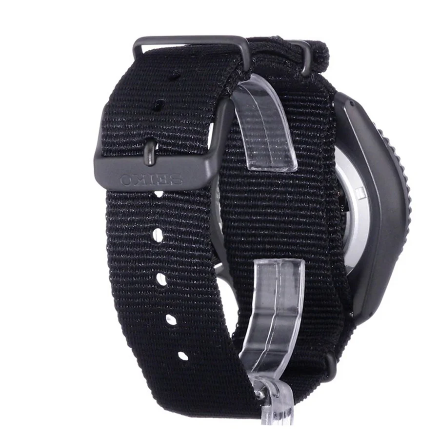 Seiko Men's SRPD81K1 5 Sports Black Dial Watch - Image 6