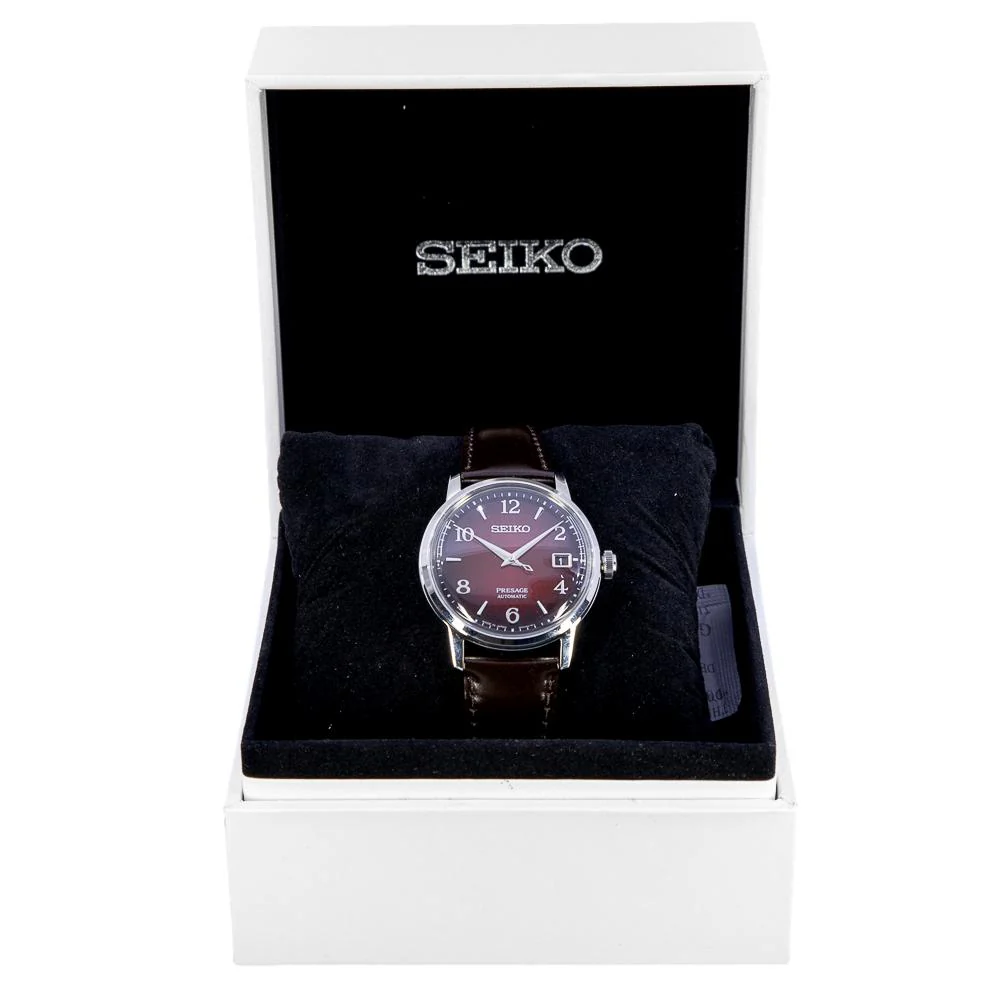 Seiko Men's SRPE41J1 Presage Cocktail Time Negroni Watch - Image 7