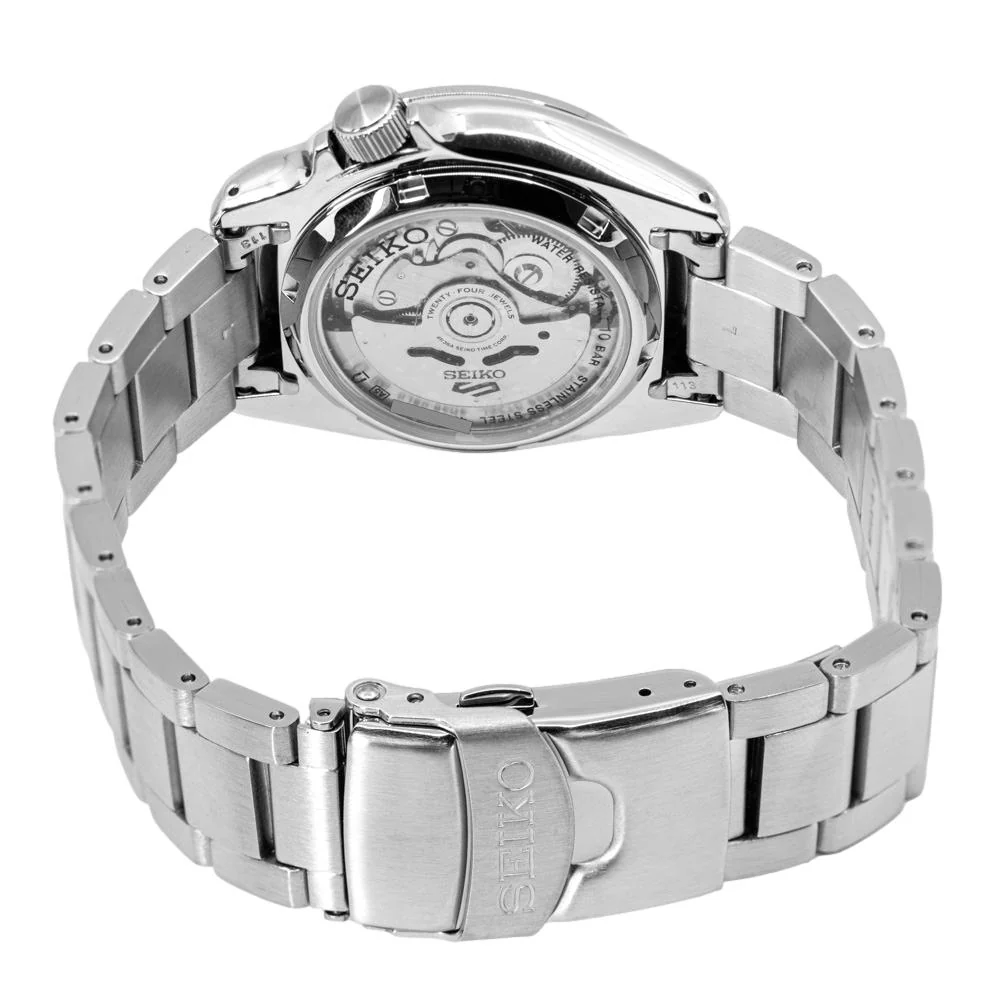 Seiko Men's SRPE53K1 5 Blue Dial Watch - Image 4