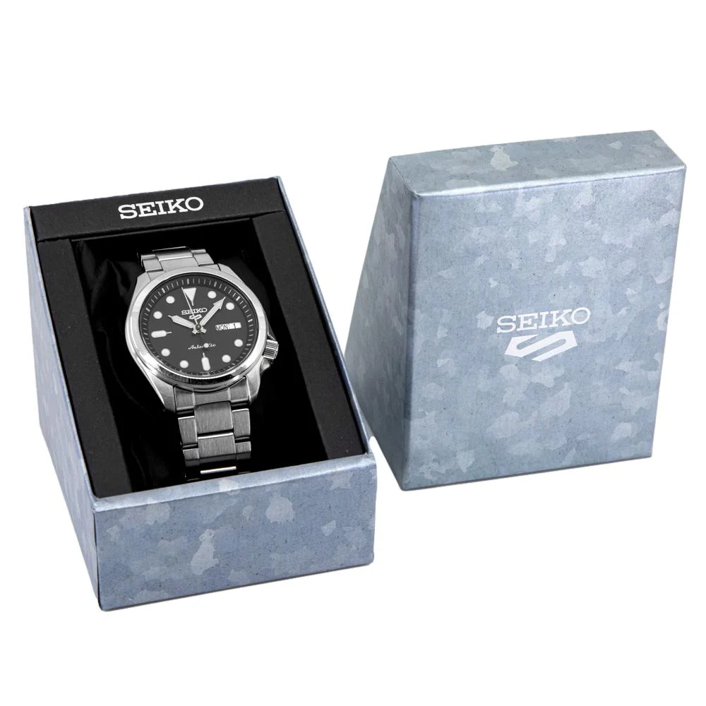 Seiko Men's SRPE55K1 Sports Black Dial Watch - Image 10