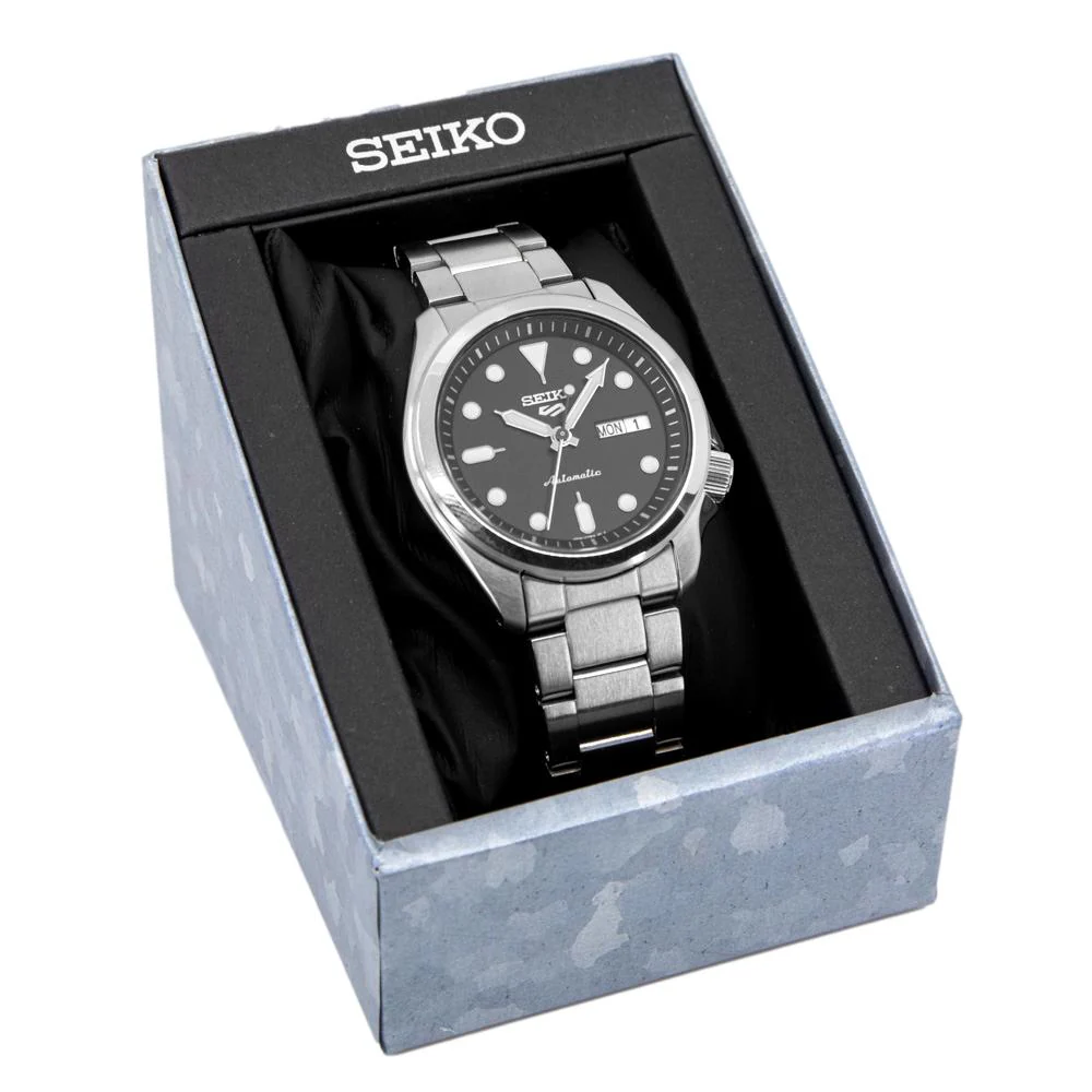 Seiko Men's SRPE55K1 Sports Black Dial Watch - Image 8