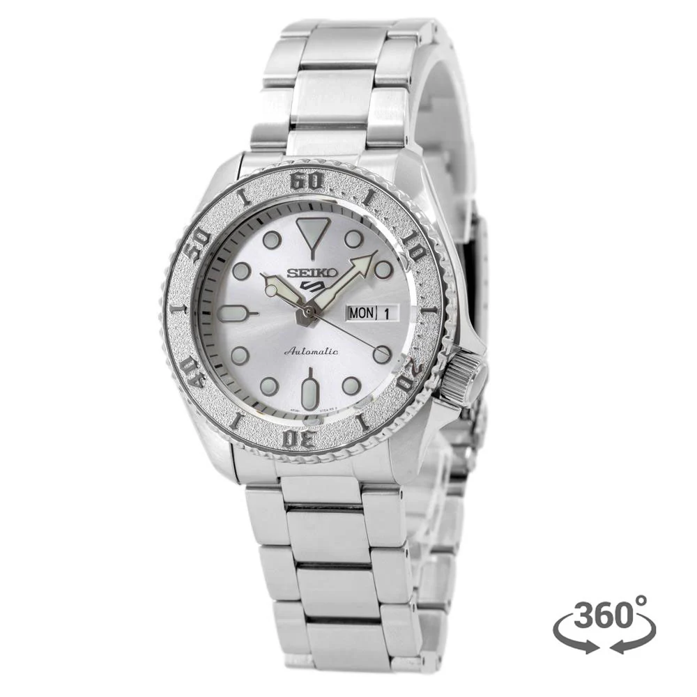 Seiko Men's SRPE71K1 Sports Silver Dial Watch