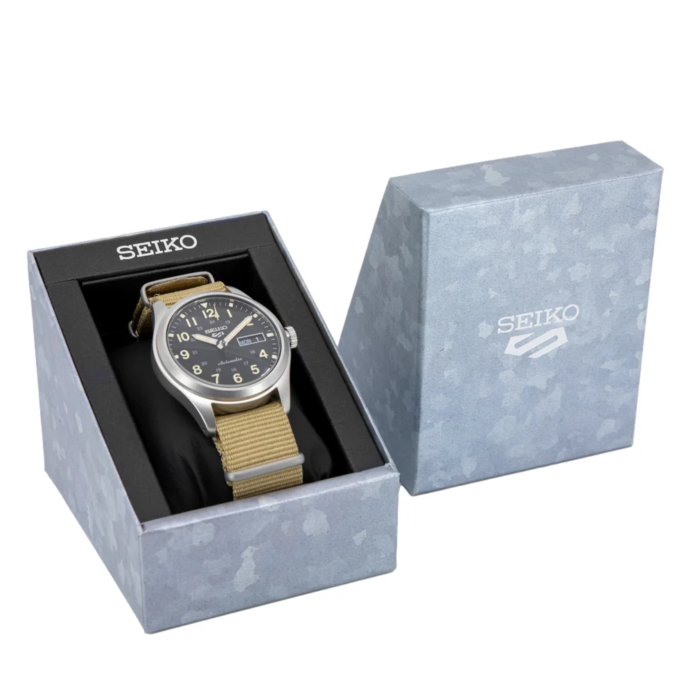 Seiko Men's SRPG35K1 5 Sports Black Dial Auto Watch - Image 11