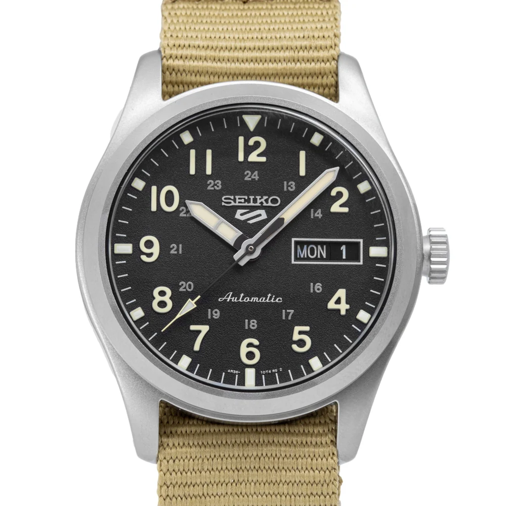 Seiko Men's SRPG35K1 5 Sports Black Dial Auto Watch - Image 3