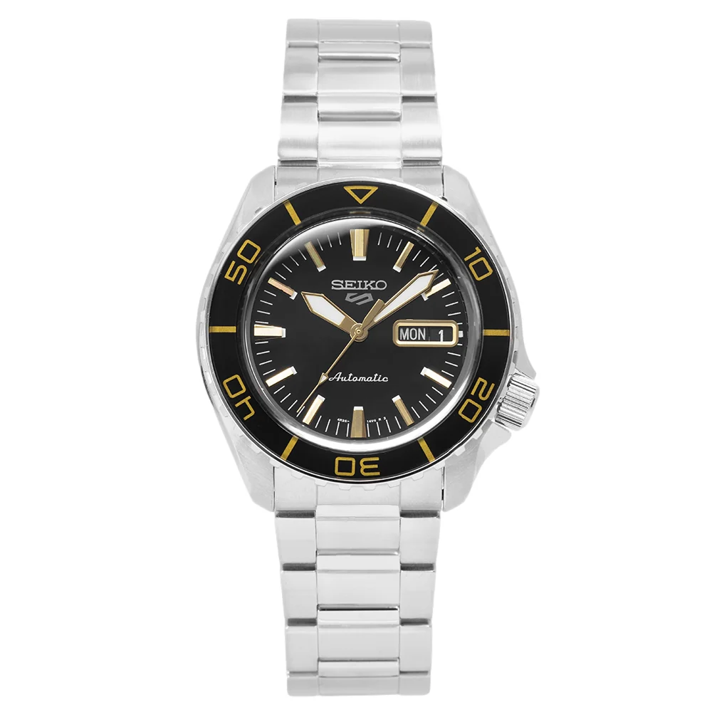 Seiko Men's SRPK99K1 5 Sports Black Dial Automatic - Image 2