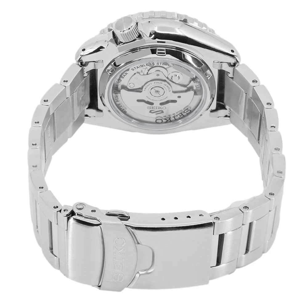 Seiko Men's SRPK99K1 5 Sports Black Dial Automatic - Image 5