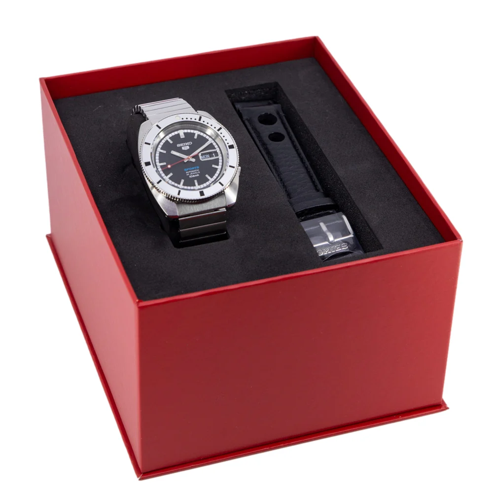 Seiko Men's SRPL05K1 5 Sports Black Dial Automatic Ltd. Ed. - Image 10