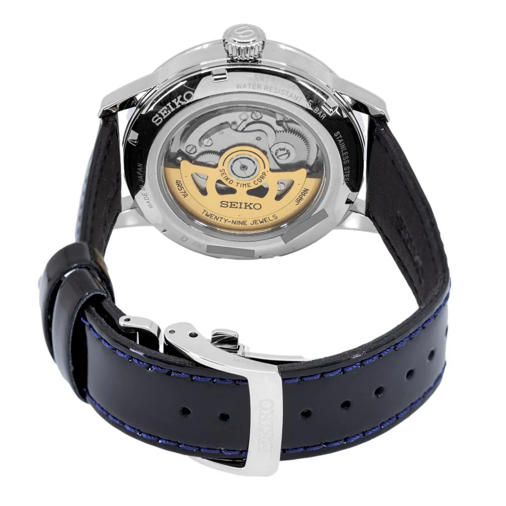 Seiko Men's SSA343J1 Presage SIlver Dial Watch - Image 4