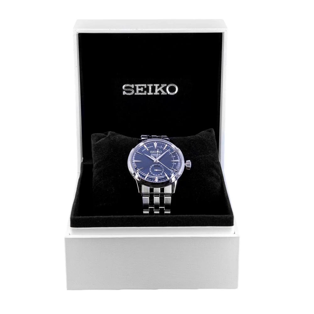 Seiko Men's SSA347J1 Presage Blue Dial Watch - Image 7