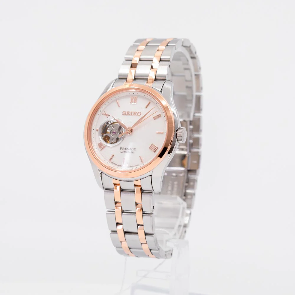 Seiko Men's SSA412J1 Presage Open Hearth Rose Watch - Image 12