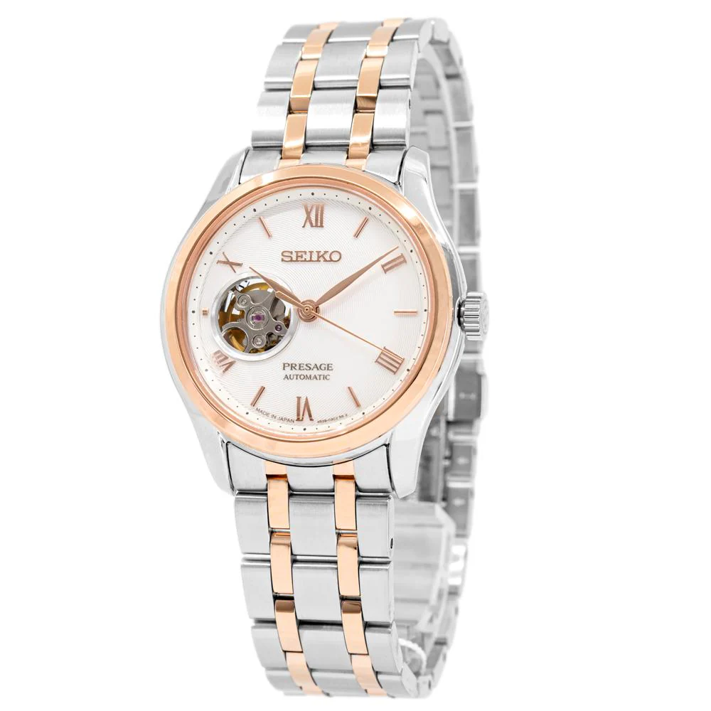 Seiko Men's SSA412J1 Presage Open Hearth Rose Watch - Image 2